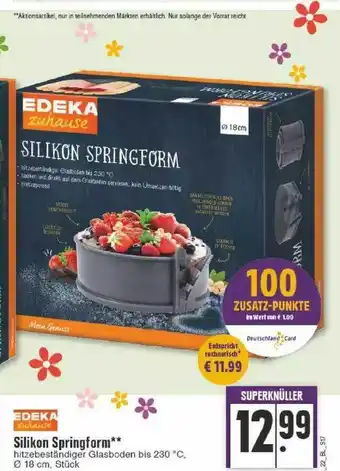 Edeka Silikon Springform Angebot