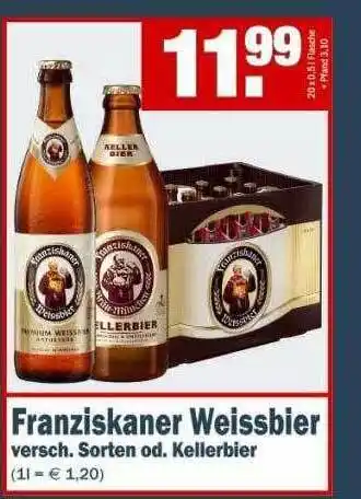 Fränky Getränke Franziskaner Weissbier Angebot