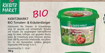 Kiebitzmarkt Bio Tomaten- & Kräuterdünger Angebot