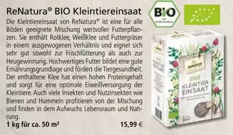 Kiebitzmarkt Renatura Bio Kleintiereinsaat Angebot