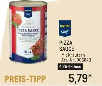 METRO Pizza Sauce Angebot