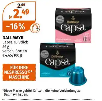 Müller Dallmayr Capsa Angebot