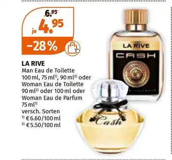 Müller La Rive Man Eau De Toilette Oder Woman Eau De Parfum Angebot