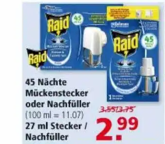 Multi Markt 45 Nächte Mückenstecker Oder Nachfüller Angebot