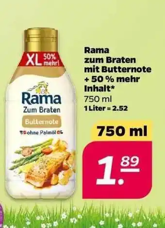 NETTO Rama Zum Braten Mit Butternote + 50% Mehr Inhalt Angebot