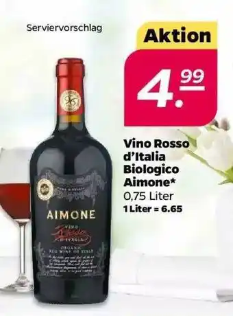 NETTO Vino Rosso D'italia Biologico Aimone Angebot
