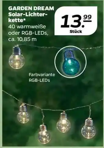 NETTO Garden Dream Solar-lichterkette Angebot