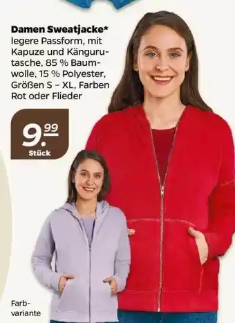 NETTO Damen Sweatjacke Angebot