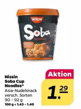 NETTO Nissin Soba Cup Noodles Angebot