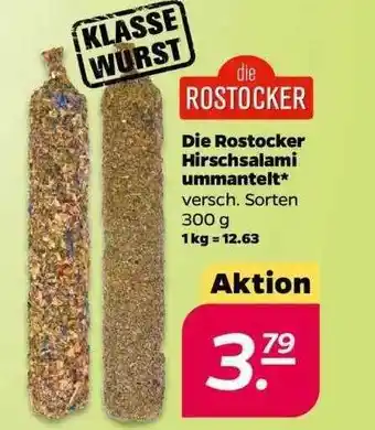 NETTO Die Rostocker Hirschsalami Ummantelt Angebot