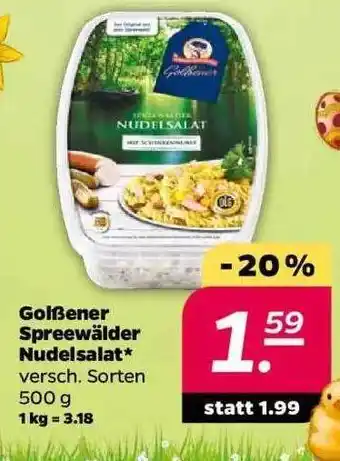 NETTO Golßner Spreewälder Nudelsalat Angebot