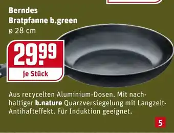 REWE Kaufpark Berndes Bratpfanne b.green Angebot