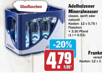 AEZ Adelholzener Mineralwasser 12x0,75L Angebot