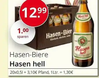 Sagasser Hasen-biere Hasen Hell Angebot