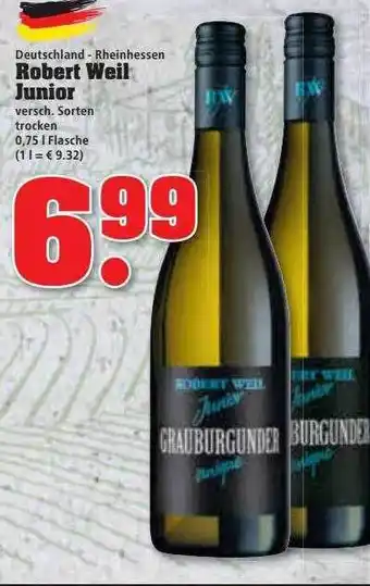 trinkgut Robert Weil Junior Angebot