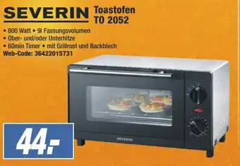 Expert Severin Toastofen TO 2052 Angebot