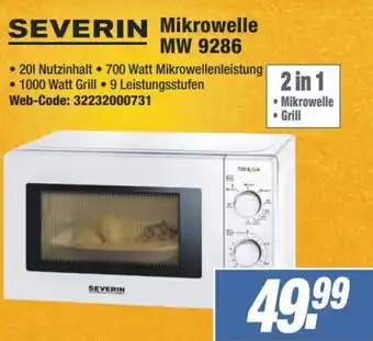 Expert Severin Mikrowelle MW 9286 Angebot