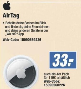 Expert Apple AirTag Angebot