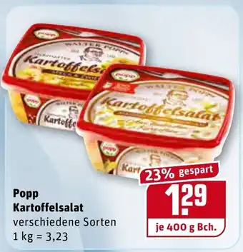 REWE Kaufpark Popp Kartoffeisalat 1kg Angebot