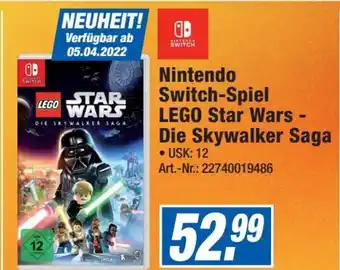 Expert Technomarkt Nintendo SWITCH Spiel - LEGO Star Wars - Die Skywalker Saga Angebot