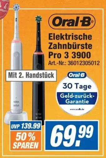 Expert Technomarkt Oral-B Elektrische Zahnburste | Pro 3 3900 Angebot