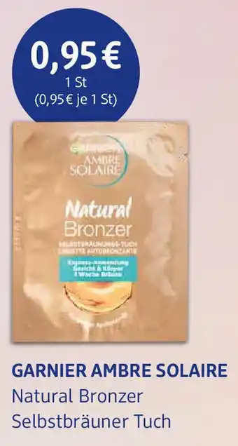 dm drogerie Garnier Ambre Solaire Natural Bronzer Selbstbräuner Tuch Angebot