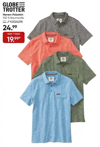 Galeria Globe Trotter Herren Poloshirt Angebot