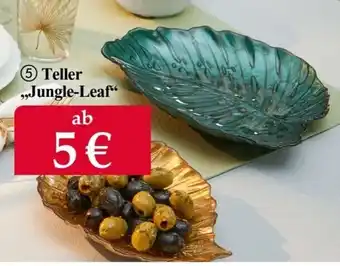 Woolworth Teller Jungle Leaf Angebot