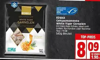 Elli Markt Edeka Genussmomente White Tiger Garnelen Angebot