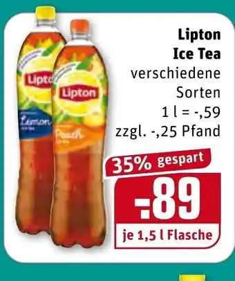 REWE Kaufpark Lipton Ice Tea 1 L Angebot