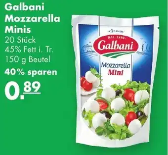 Handelshof Galbani Mozzarella Minis 150g Beutel Angebot