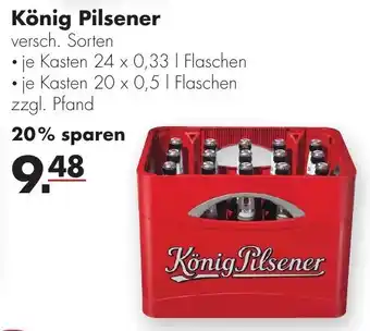 Handelshof König Pilsener 24x0,33L/20x0,5L Angebot