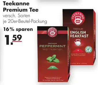 Handelshof Teekanne Premium Tee 20er Beutel Packung Angebot