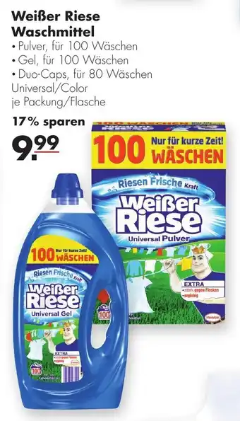 Handelshof Weißer Riese Waschmittel Angebot