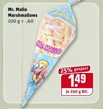 REWE Kaufpark Mr. Mallo Marshmallows 100 g Angebot