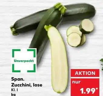 Kaufland Span. Zucchini, Lose Angebot