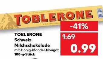 Kaufland Toblerone Schweiz. Milchschokolade Angebot