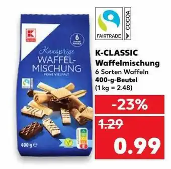 Kaufland K-classic Waffelmischung Angebot