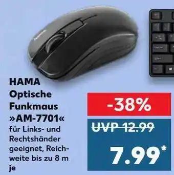 Kaufland Hama Optische Fumkmaus >AM-7701 Angebot