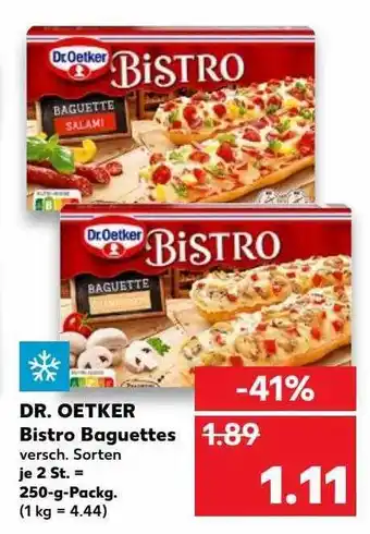 Kaufland Dr. Oetker Bistro Baguettes Angebot