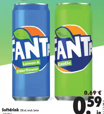 Mäc Geiz Fanta Softdrink 330 ml Angebot