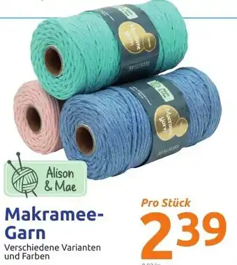 Action Makramee Garn Angebot