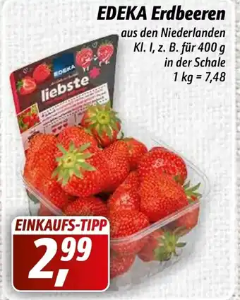 Simmel Edeka Erdbeeren 400g Schale Angebot