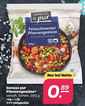 NETTO Genuss pur Pfannengemüse 500 g Angebot