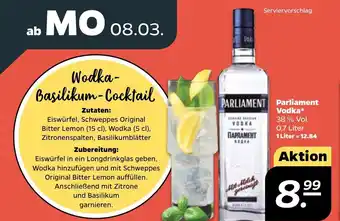 NETTO Parliament Vodka 0,7 L Angebot