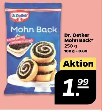 NETTO Dr. Oetker Mohn Back 250 g Angebot