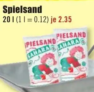 B1 Discount Baumarkt Spielsand 20 L Angebot