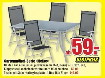 B1 Discount Baumarkt Gartenmöbel Set Meike Angebot