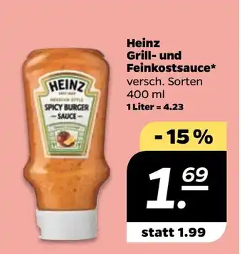 NETTO Heinz Grill und Feinkostsauce 400 ml Angebot