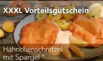 XXXLutz Hähnchenschnitzel mit Spargel Angebot